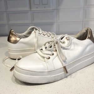White sneakers